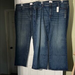 Lane Bryant Women's Boot Cut Jeans - Dark Blue